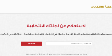 معرفة لجنة الانتخابات بالرقم القومي